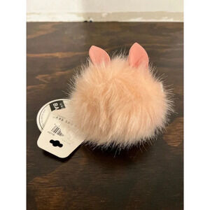 Under one sky pink Purse bag charm pom kitty